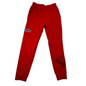 Reebok Boys Red Active Jogger Pants Size XL 14/16 Sweatpants athletic